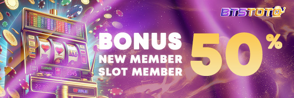 bonus new member baru slot online 50%